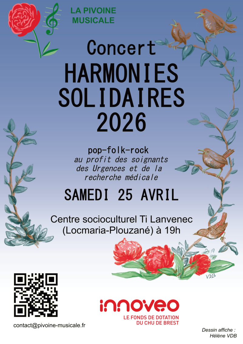 affiche concert Harmonies Solidaires 2026
